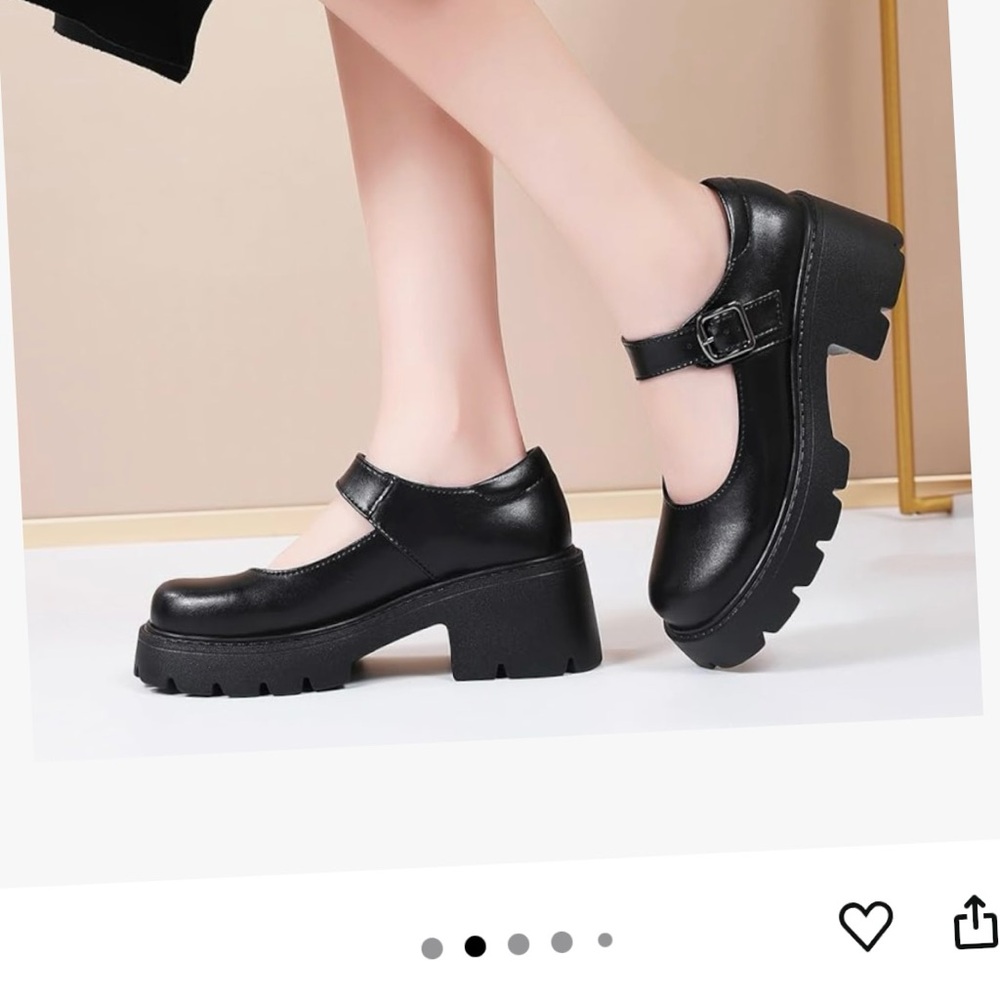 Elegant Black Mary Jane Women's Shoes